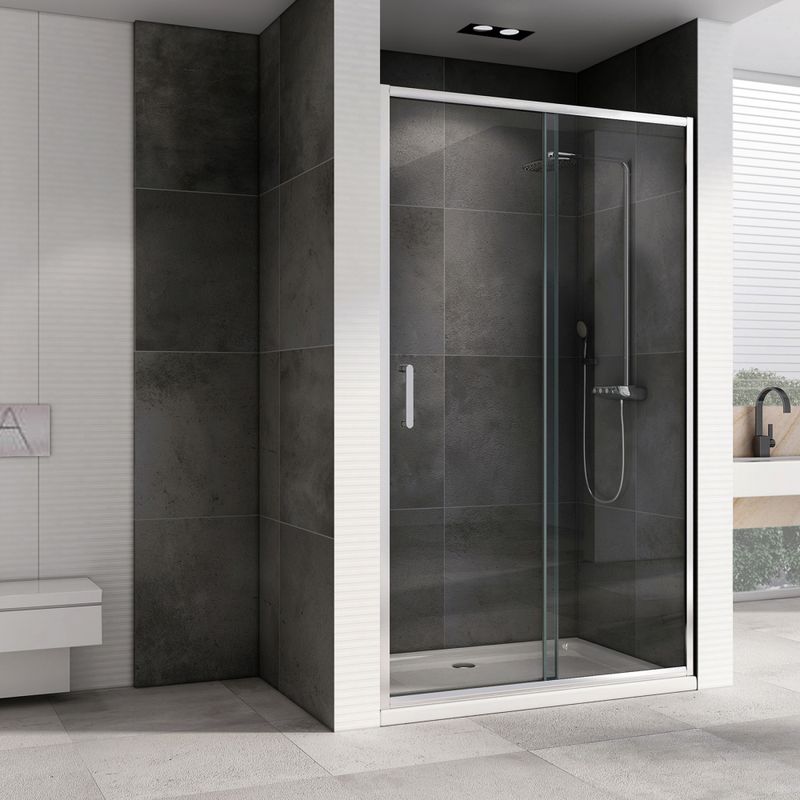 Душевая дверь Abber Schwarzer Diamant AG301305 130х190 (хром)