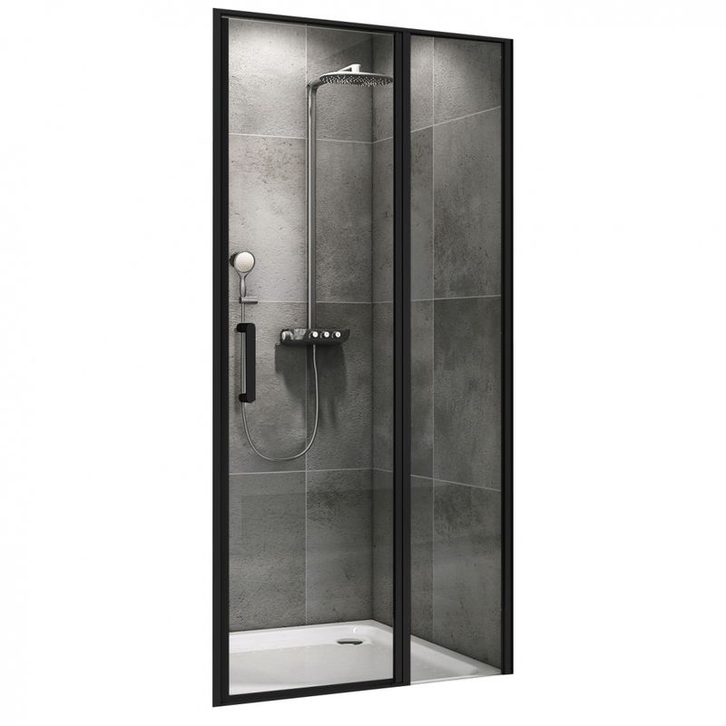 Душевая дверь Abber Sonnenstrand AG04110BS 110х195 (черный матовый)