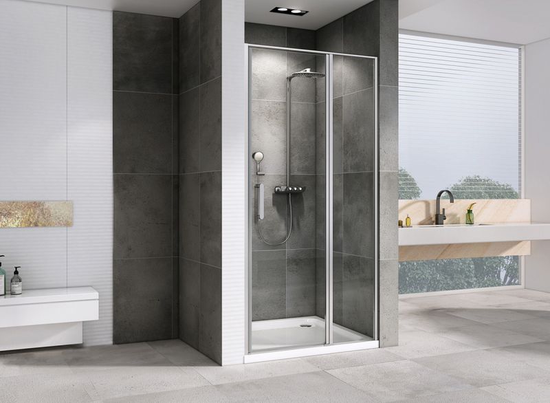 Душевая дверь Abber Sonnenstrand AG04140S 140х195 (хром)