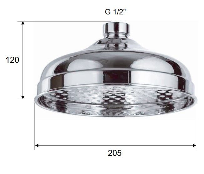 Душевая головка Remer 359B20X (хром)