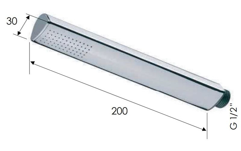 Душевая лейка Remer 317MTX (хром)