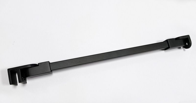 Душевая перегородка Abber Schwarzer Diamant AG100BS 100х190 (черный матовый)