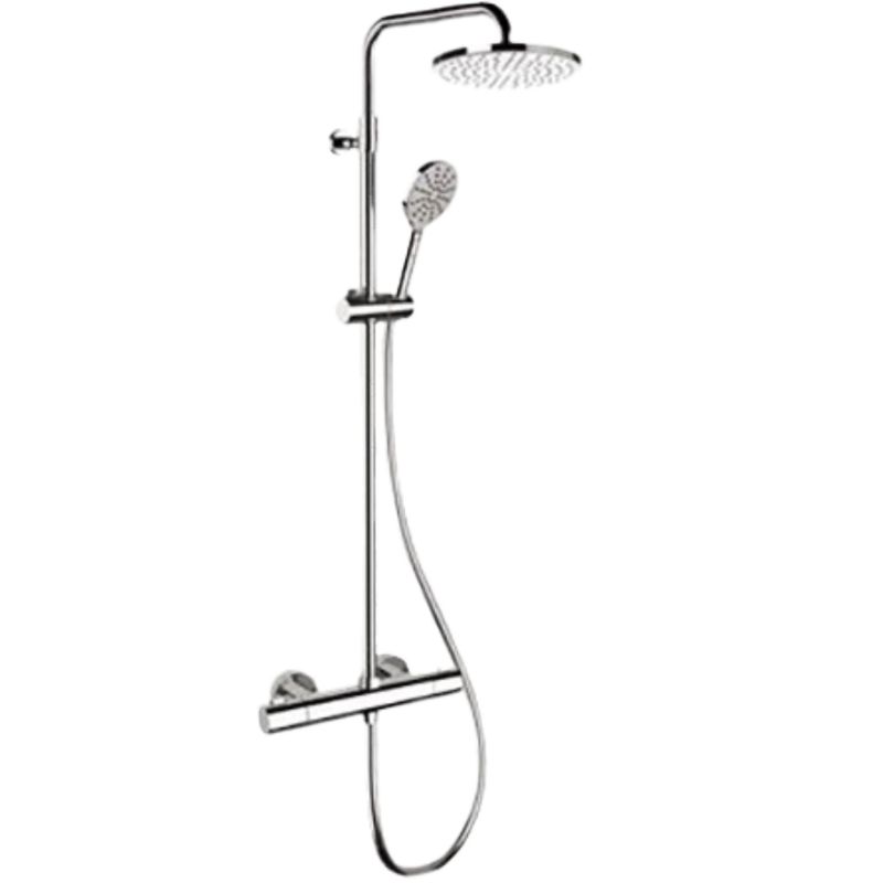 Душевая система Remer Elegance EQ32A8MPMD20 (хром), с термостатом, без излива