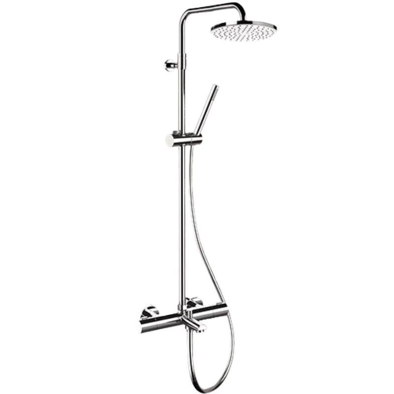 Душевая система Remer Elegance EQ34A7MDMD20 (хром), с термостатом, с изливом