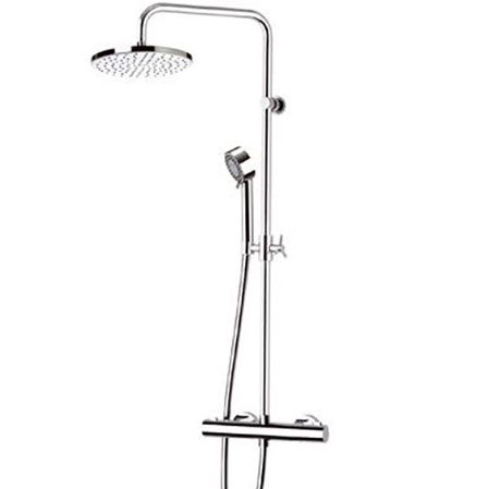 Душевая система Remer Elegance EQ37330FG (хром), с термостатом, без излива