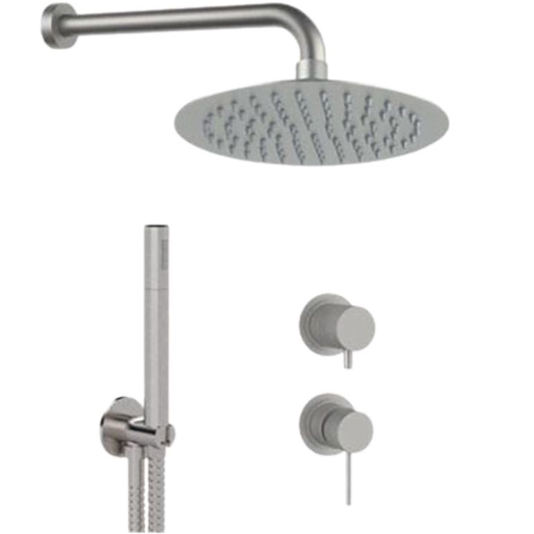 Душевая система Remer Inox SSX92PS02UFM25 (сталь), без излива