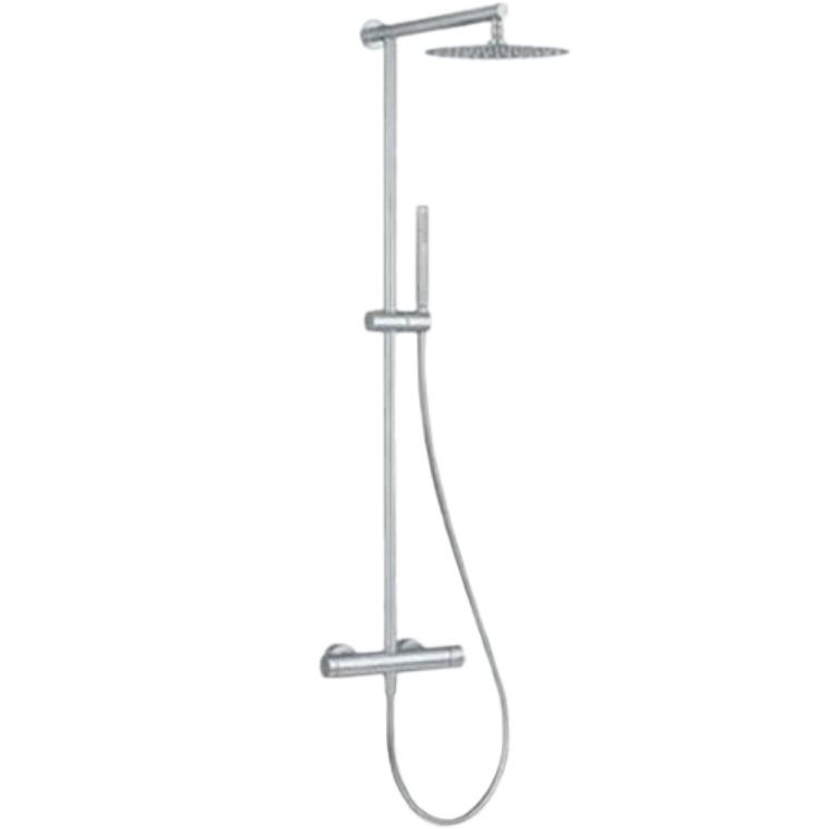 Душевая система Remer Inox SSXT37UFM25 (сталь), с термостатом