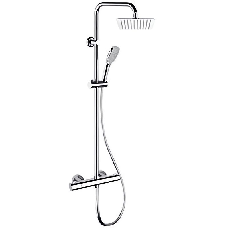Душевая стойка Remer Elegance EQ32X8CPUFD25 (хром), верхний душ 25 см