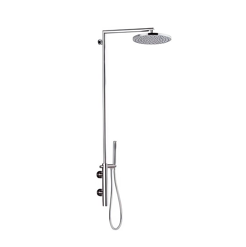 Душевая стойка Remer Minimal Thermo NT36BXL (хром), смеситель в комплекте, с термостатом