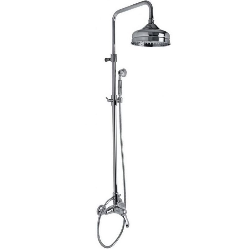 Душевая стойка со смесителем Fima Carlo Frattini Lamp F3305/2CR (хром), без излива