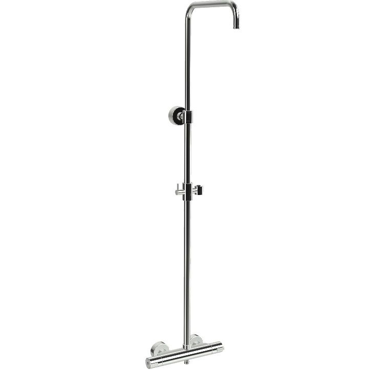Душевая стойка со смесителем настенная Fima Carlo Frattini Wellness F3155SCR (хром)