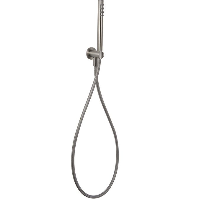 Душевой комплект Fima Carlo Frattini Spillo Steel F2951/4INOX (нержавеющая сталь), с ручным душем