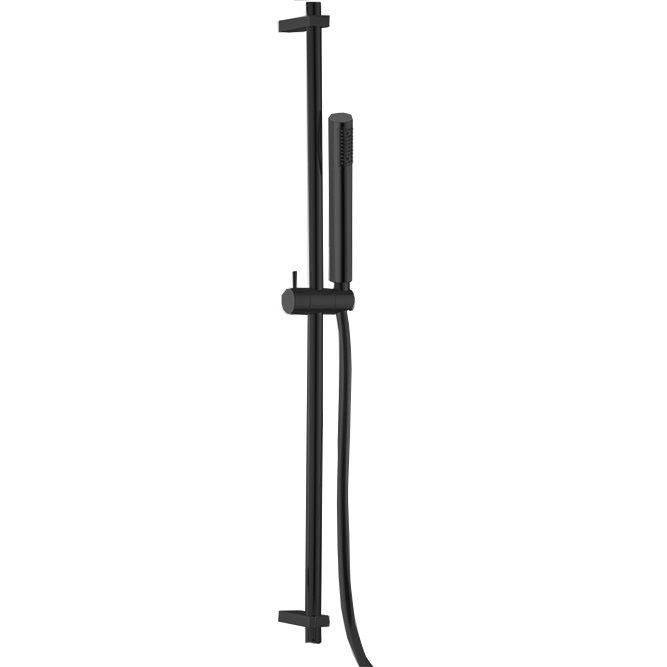 Душевая штанга Fima Carlo Frattini Wellness Saliscendi F2150NS (черный матовый), с ручным душем