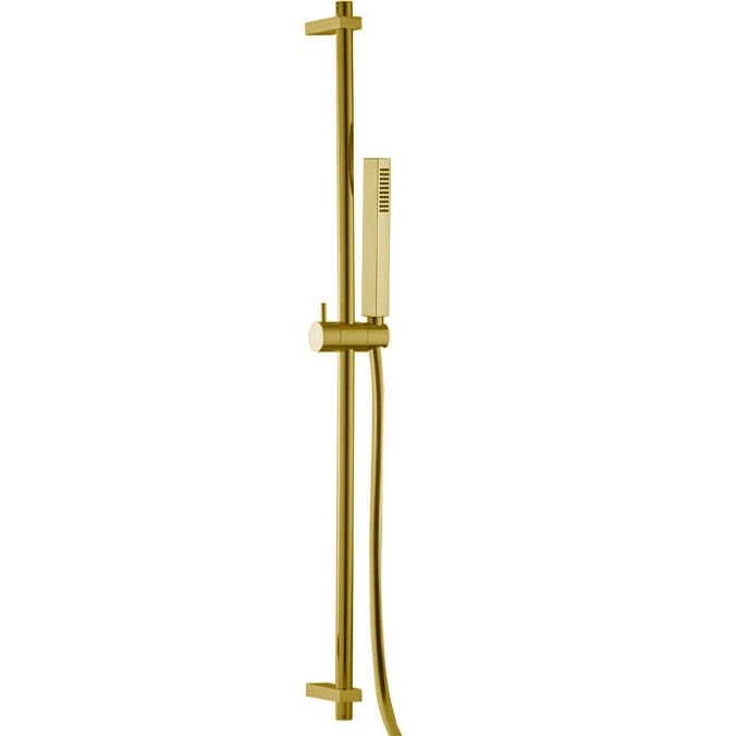Душевая штанга Fima Carlo Frattini Wellness Saliscendi F2218OR (золотой), с ручным душем