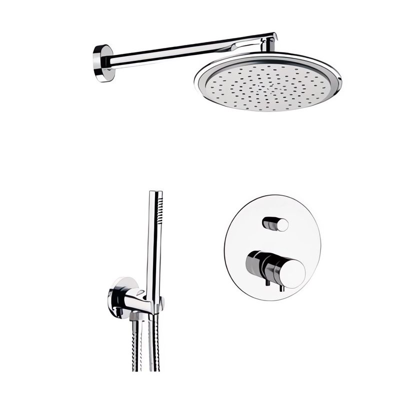 Душевой комплект Remer Minimal Thermo NT09S02 (хром), смеситель в комплекте, с термостатом