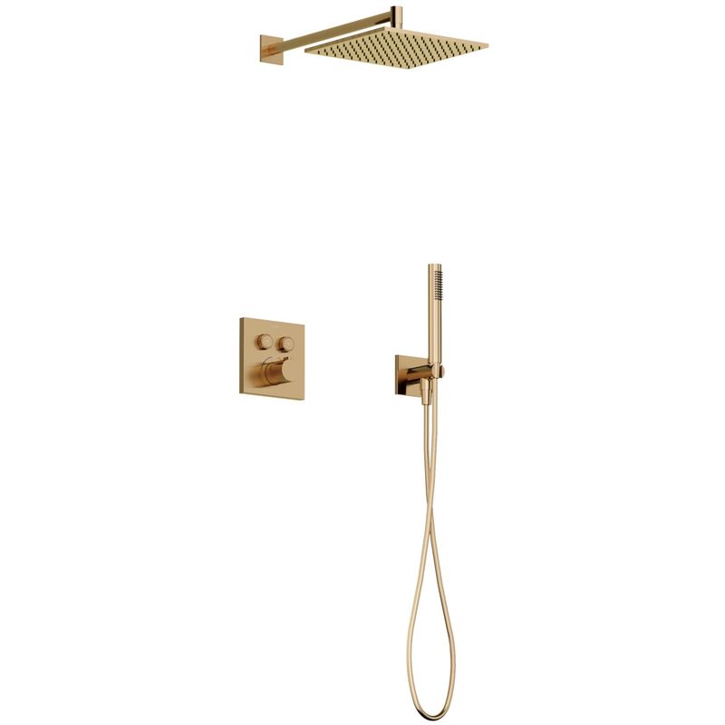 Душевой комплект с термостатом Sancos Линн (Linn) SC9022BB (брашированная бронза), с внутренней частью, без излива