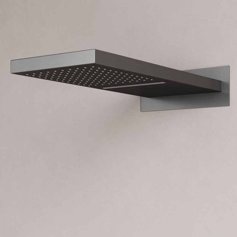 Душевой комплект с термостатом Sancos Линн (Linn) SC9023GG (вороненая сталь), с внутренней частью, без излива