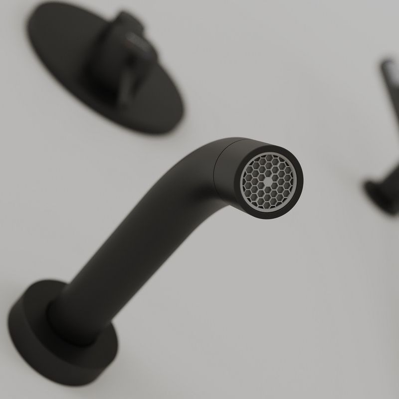Душевой комплект Sancos Селекция (Select) SC3004MB (черный матовый), с изливом