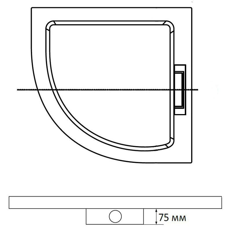 Душевой поддон RGW STA RGW STA-31W 16330400-01 100x100 (белый)