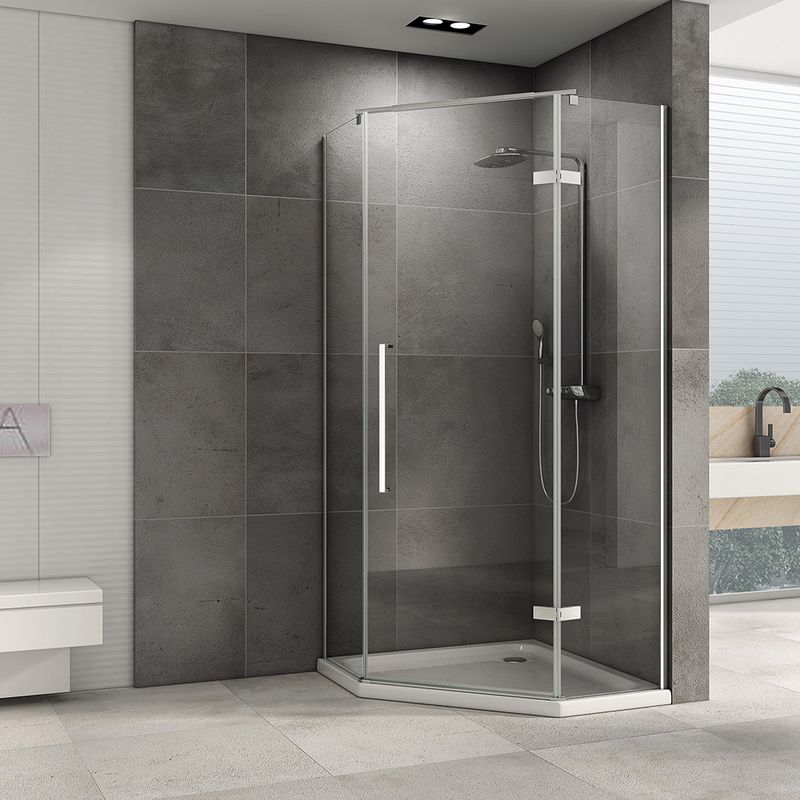 Душевой уголок Abber Ewiges Wasser AG05090 90х90х195 (хром)