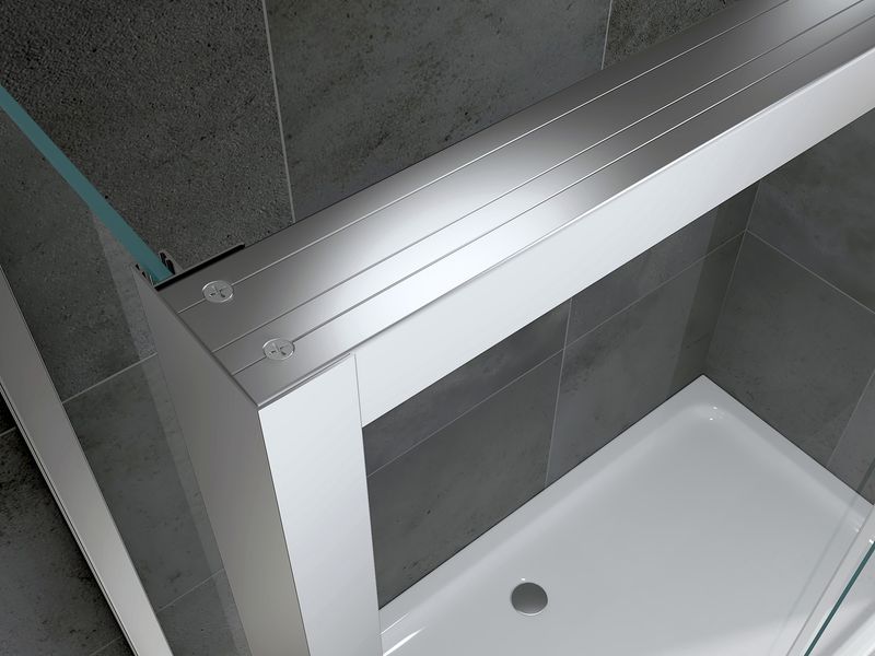 Душевой уголок Abber Komfort AG93150-S102 150х100х200 (хром), с доводчиками