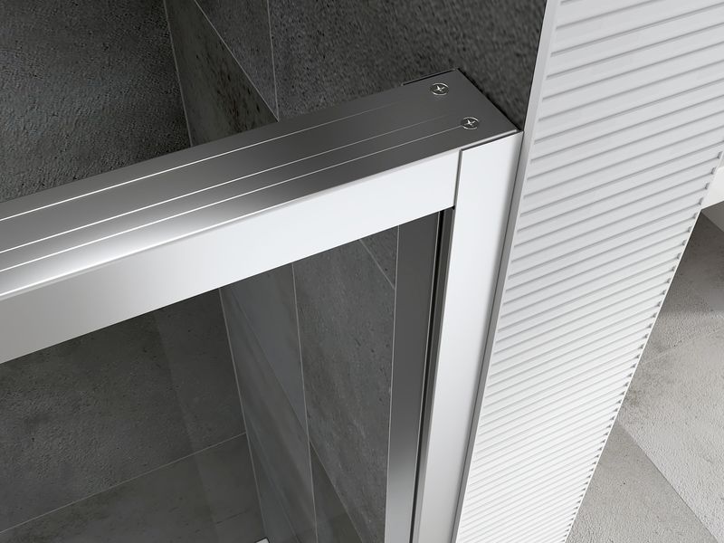 Душевой уголок Abber Komfort AG93150-S102 150х100х200 (хром), с доводчиками