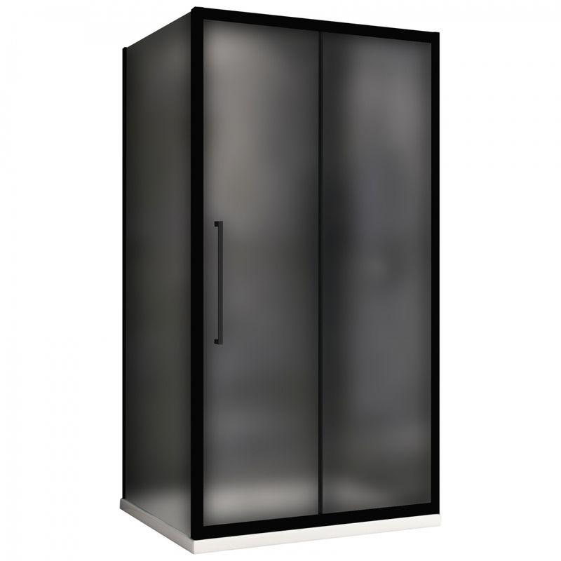 Душевой уголок Abber Schwarzer Diamant AG30140BMH-S90BM 140х90х195 (черный матовый)