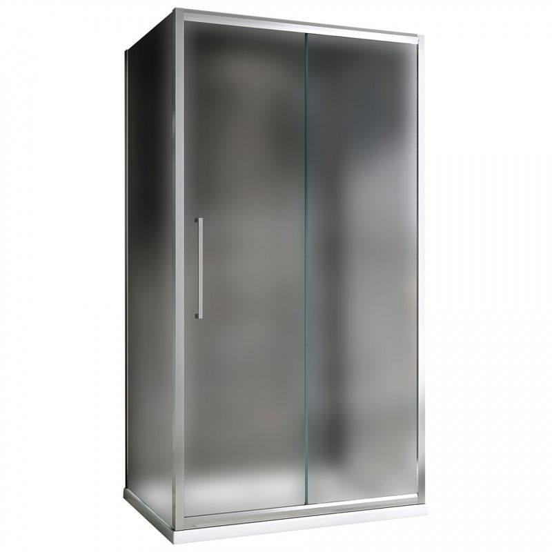 Душевой уголок Abber Schwarzer Diamant AG30170MH-S90M-S90M 170x90x195 (хром), П-образный