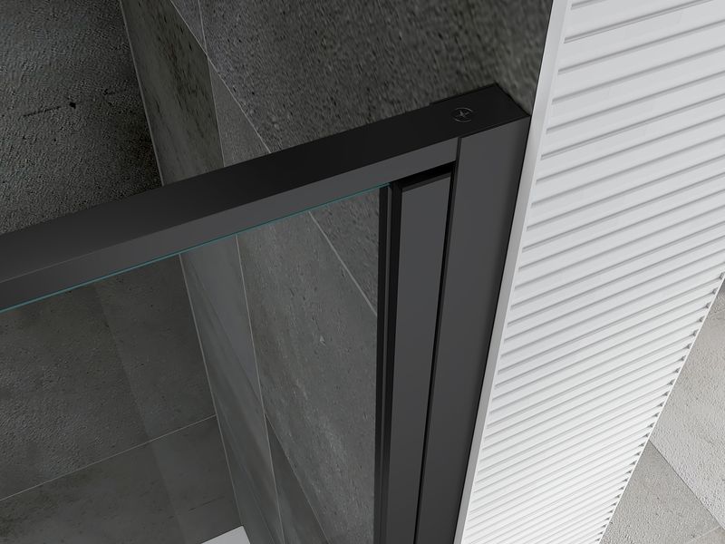 Душевой уголок Abber Sonnenstrand AG04090B-S80B 90x80x195 (черный матовый)