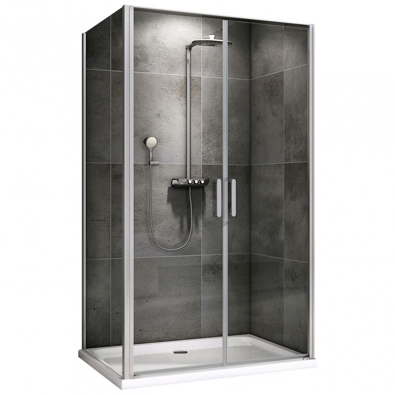 Душевой уголок Abber Sonnenstrand AG04100C-S80 100х80х195 (хром)