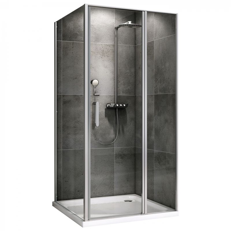 Душевой уголок Abber Sonnenstrand AG04100S-S85 100х85х195 (хром)
