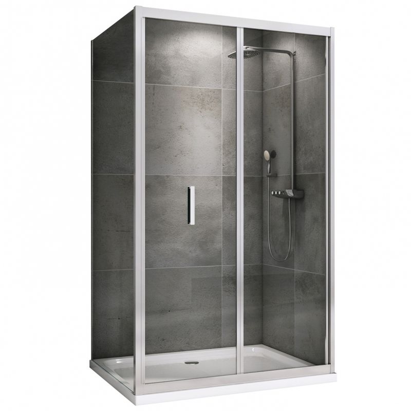 Душевой уголок Abber Sonnenstrand AG07100-S85 100x85x195 (хром)