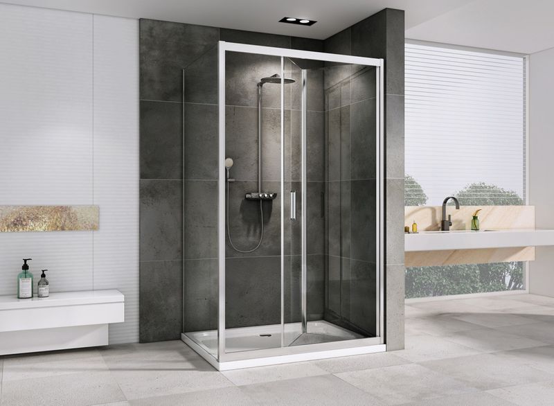 Душевой уголок Abber Sonnenstrand AG07110-S85 110x85x195 (хром)