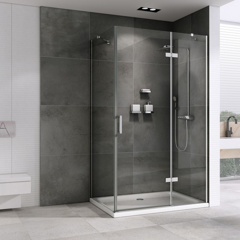 Душевой уголок Abber Zart AG08100-S81 100х80х195 (хром)
