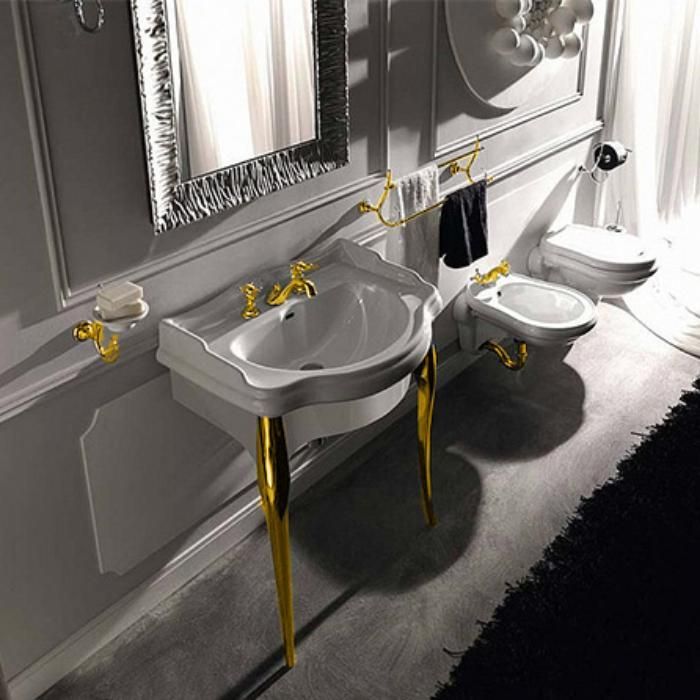 Раковина подвесная Kerasan Waldorf 104701*0 73х54