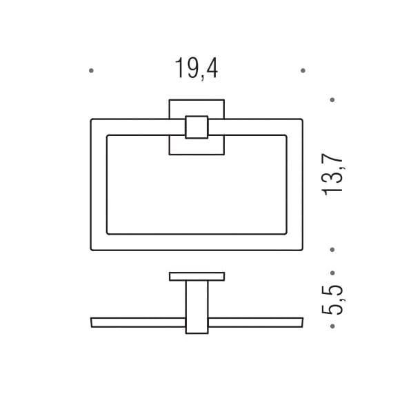 Полотенцедержатель Colombo Design Basic Q B3731