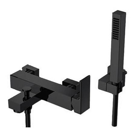 Смеситель для душа и ванны Gattoni Kubik Nero Opaco 2500/25NO