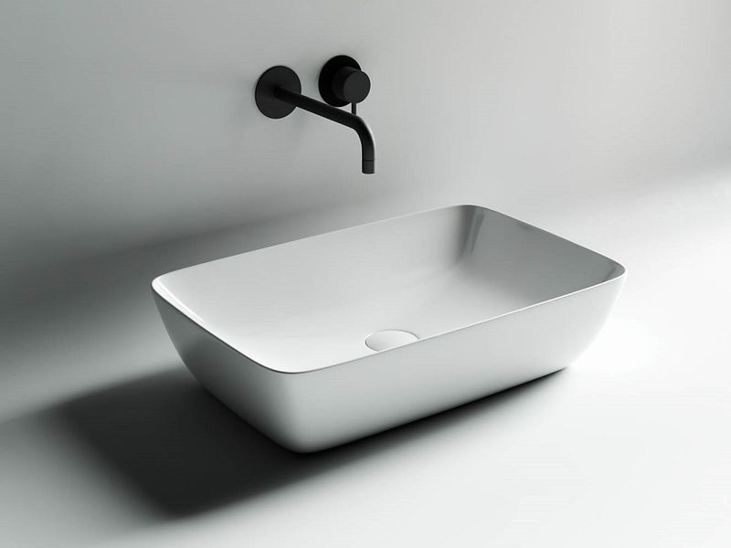 Раковина накладная Ceramica Nova Form CN2003 59x40 (белый), без донного клапана