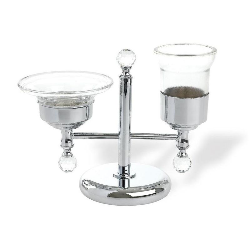 Мыльница + стакан Stil Haus Smart Light Хром SL 15 08