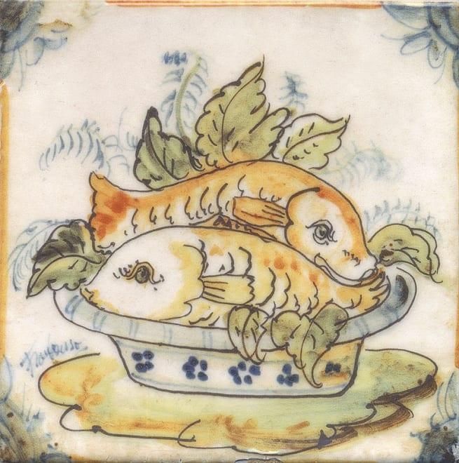 Декор Kerama Marazzi Форио Рыбы FC/A04/17010 15x15
