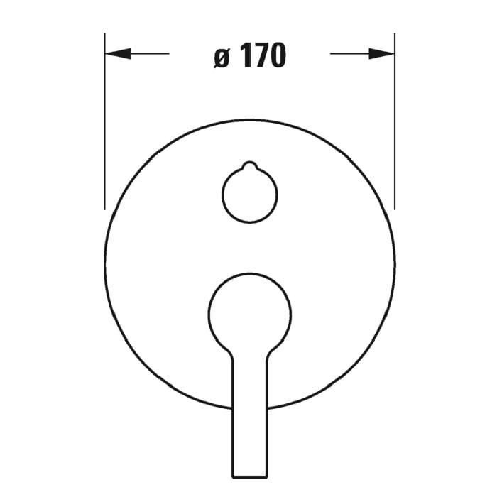 Смеситель для душа Duravit B.1 B14210010010