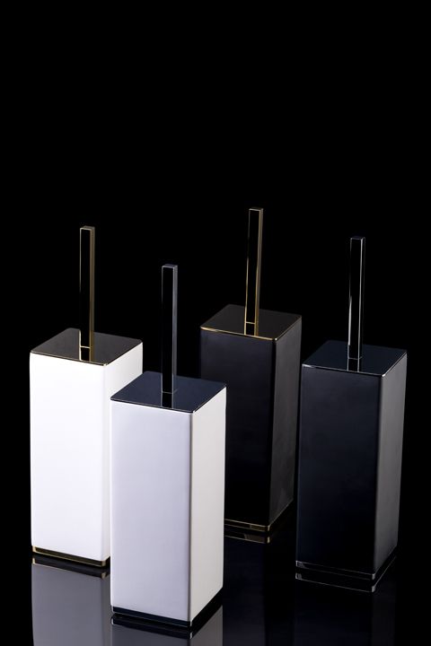 Ерш напольный Boheme Qubic 10949-W-CR (хром, белый)