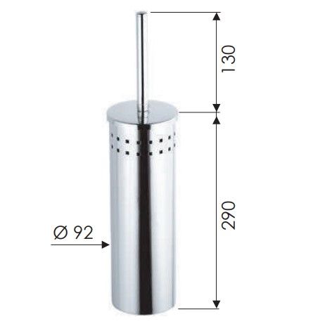 Ершик Remer RB RB466CR (хром)