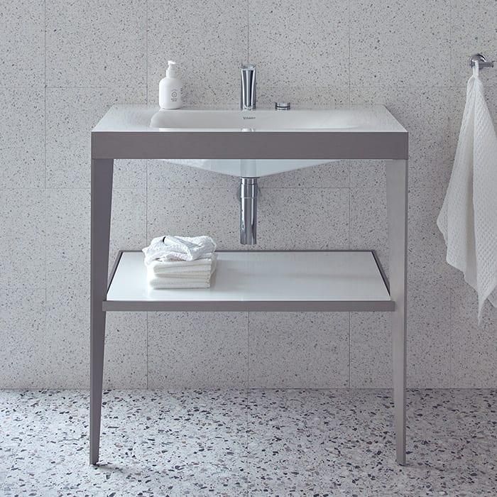 Консоль напольная с раковиной Duravit XViu XV4715EB185 80x48