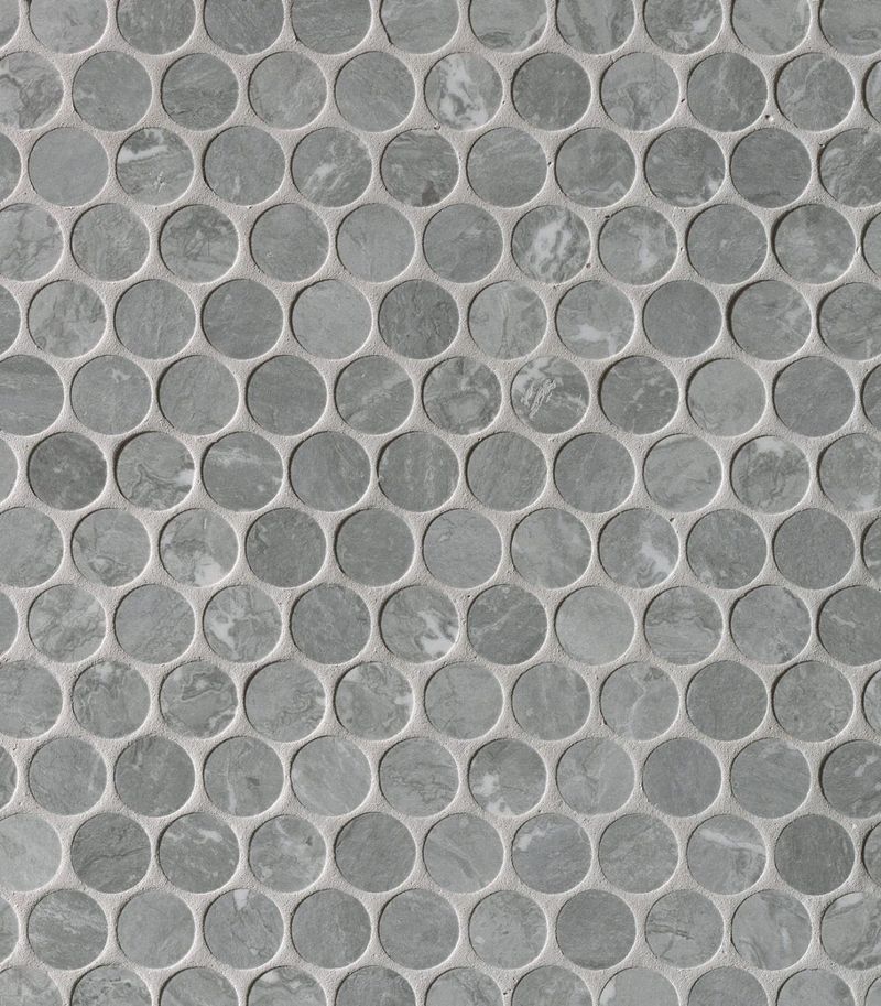 Мозаика FAP Ceramice Roma Diamond Round Grigio Superiore Mosaico fNY9 29.5x32.5