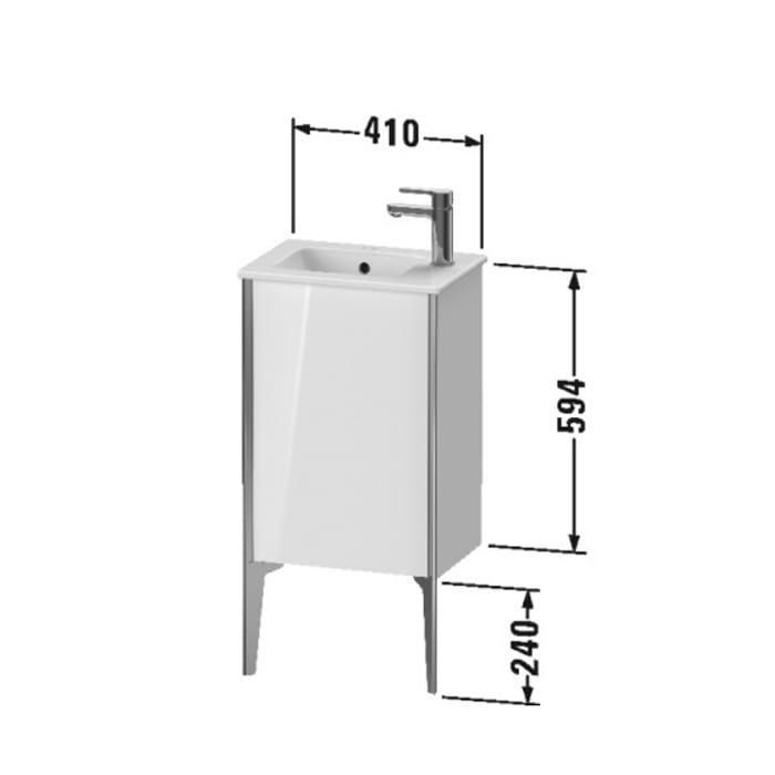 Тумба подвесная Duravit XViu XV4480LB221 41x29