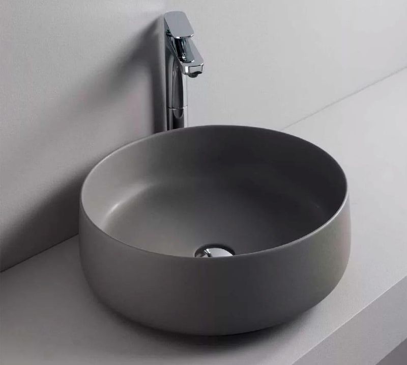 Раковина накладная Artceram Cognac COL001 15 00 grigio oliva 42x16