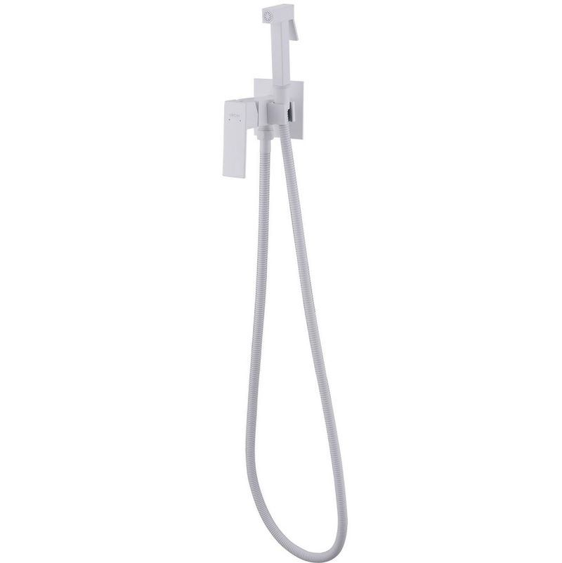 Гигиенический душ со смесителем Abber Daheim AF8226W (белый матовый)