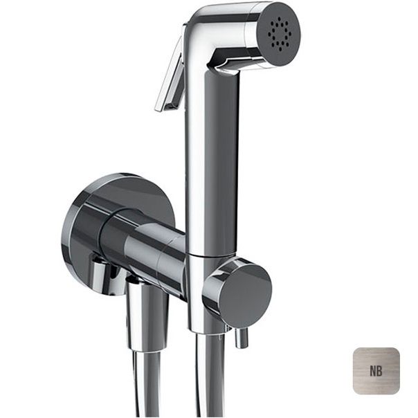 Гигиенический душ со смесителем Almar E136009.NB (никель брашированный), прогрессивный картридж