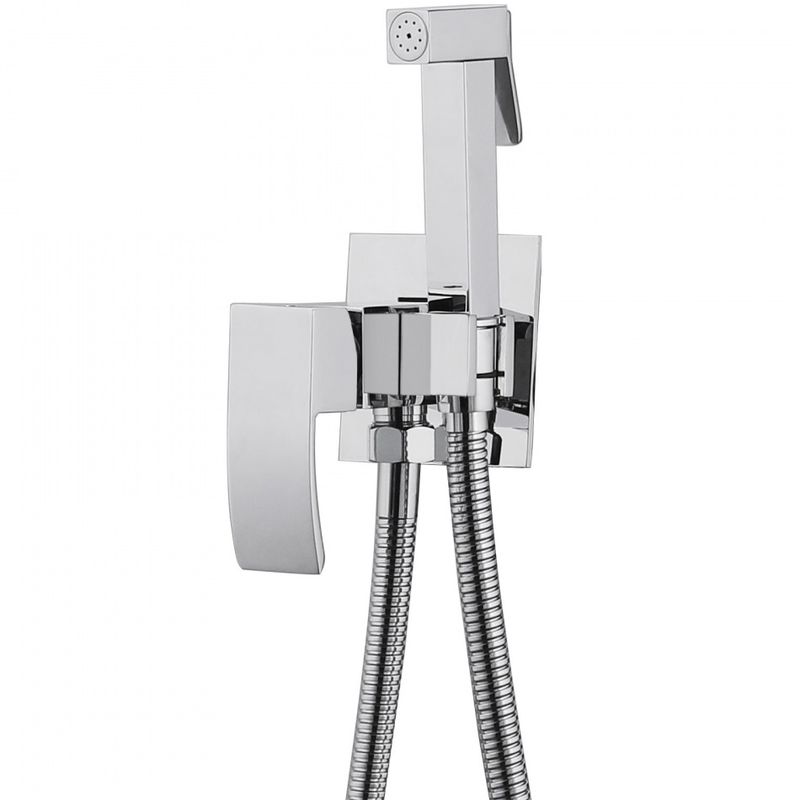 Гигиенический душ со смесителем Abber Wasserfall AF8625 (хром)